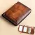 Couro genuíno Rfid Carteiras de Proteção para Homens Vintage Thin Short Multi Function ID Credit Card Holder Money Bag na internet