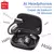 Miniso ms162 fones de ouvido inteligentes de tradução bluetooth sem fio fones de ouvido chat viagem de escritório, unidade de driver de 16mm - Bella Dona