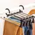 Cabide multifuncional para calças, organizador de roupas, rack de armazenamento ajustável, organizador de armário, cabide de calças, organização doméstica - comprar online