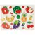 Montessori bebê brinquedos de madeira 1 2 3 anos crianças mão grab board puzzle jogo criança habilidades motoras finas brinquedos educativos para crianças - Bella Dona