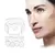 Máscara de removedor de rugas facial reutilizável Fita anti-rugas de silicone Adesivo de queixo bochecha da testa Cuidados com a pele anti envelhecimento 1 conjunto