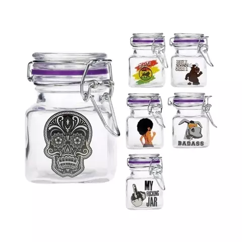 LARGE JUICY JAR GLASS CLEAR 280ml 6/DISPLAY - comprar en línea