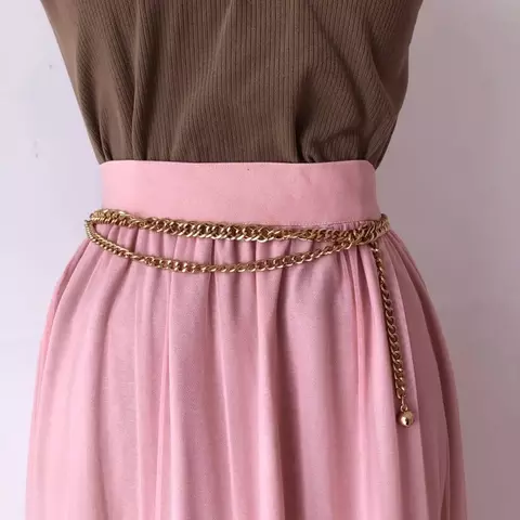 Cinto Feminino Corrente em Argolas - comprar online