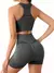Conjunto Academia - Top e Short Modelador Levanta Bumbum Top Sports Bojo Removível Fitness - comprar online