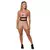Imagem do Conjunto Feminino Academia Suplex Poliamida Top e Short Com Elástico No Cós AVA Fitness