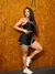 Imagem do Conjunto para academia Fitness Top alcinha com short saia