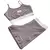 Conjunto Feminino Academia Suplex Poliamida Top e Short Com Elástico No Cós AVA Fitness - loja online