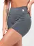 Conjunto Fitness Top Alça e Short Legging Blackout Cós Alto Feminino Liso Básico Academia Zero Transparência - Roxo - OutletZone10