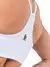 Conjunto Fitness Top Alça e Short Legging Blackout Cós Alto Feminino Liso Básico Academia Zero Transparência - Roxo - loja online