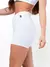 Conjunto Fitness Top Alça e Short Legging Blackout Cós Alto Feminino Liso Básico Academia Zero Transparência - Roxo - loja online