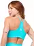 Conjunto Fitness Top Alça e Short Legging Blackout Cós Alto Feminino Liso Básico Academia Zero Transparência - Roxo