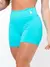 Conjunto Fitness Top Alça e Short Legging Blackout Cós Alto Feminino Liso Básico Academia Zero Transparência - Roxo - comprar online