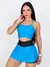 Conjunto Fitness Short Saia + Top de Alça com Bojo - OutletZone10