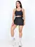 Conjunto Fitness Short Saia + Top de Alça com Bojo - OutletZone10