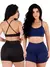 Imagem do Kit 2 Conjunto Top Costa Nua, com Alça Cruzada e Short bermuda Basic Premium