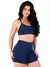 Kit 2 Conjunto Top Costa Nua, com Alça Cruzada e Short bermuda Basic Premium - loja online
