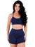 Kit 2 Conjunto Top Costa Nua, com Alça Cruzada e Short bermuda Basic Premium na internet