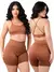 Kit 2 Conjunto Top Costa Nua, com Alça Cruzada e Short bermuda Basic Premium na internet