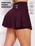 Short Saia Babado Cintura Alta Feminina Fitness Academia Suplex