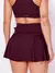 Short Saia Babado Cintura Alta Feminina Fitness Academia Suplex - OutletZone10