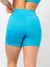 Imagem do Conjunto Fitness Top Alça e Short Legging Blackout Cós Alto Feminino Liso Básico Academia Zero Transparência - Roxo