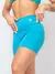 Conjunto Fitness Top Alça e Short Legging Blackout Cós Alto Feminino Liso Básico Academia Zero Transparência - Roxo na internet