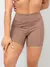 Conjunto Fitness Top Alça e Short Legging Blackout Cós Alto Feminino Liso Básico Academia Zero Transparência - Roxo
