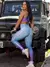 Conjunto Fitness Feminino Top e Calça Legging Para Treino e Academia Tecido Premium - comprar online