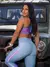 Conjunto Fitness Feminino Top e Calça Legging Para Treino e Academia Tecido Premium - OutletZone10