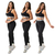 Conjunto Feminino Top Legging Suplex Com Elástico Exposto Academia Fitness - loja online