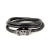 Pulseira Caveiras Ródio Negro - comprar online