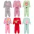 Kit Sortido 8 Peças de Roupas Feminino Infantil Inverno – 4 blusas casacos + - Molécula Sapécula