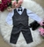 Conjunto Miss Cherry Colete Alfaiataria Preto - loja online