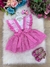 Romper/Vestido Princesa Belli Rosa Coelhinho B.K - Molécula Sapécula