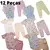 kit 12 peças MENINA bebê canelado: 2 body manga longa, 4 body manga curta, 4 m - comprar online