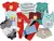 Conjunto Kit 15 Peças Enxoval Maternidade Bebê Body Mijão Calça Macacão Rou - Molécula Sapécula