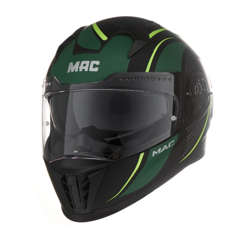 CASCO MAC 069 FORCE CIRKUS VERDE / FLUO / MATE