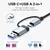 Hub USB C Hub USB 3.0, extensor USB 7 em 1 de alumínio, divisor USB com USB 3.0, 4 X USB 2.0 e 2 portas USB C Distribuidor USB - comprar online