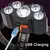 5 Lanterna LED recarregável com construído em 18650 Bateria Forte Luz Camping Aventura Pesca Cabeça Luz Farol - DROPLAGOS  SPA