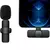 Colar microfone sem fio, microfone sem fio, gravação de vídeo curta, rádio, cancelamento de ruído, recarregável, portátil - DROPLAGOS  SPA