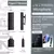 Ulanzi WM-10 wireles microfone de lapela 1 a 1 microfone usb c para android iphone com esponja à prova de vento para gravação de streaming ao vivo