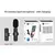 Colar microfone sem fio, microfone sem fio, gravação de vídeo curta, rádio, cancelamento de ruído, recarregável, portátil