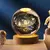 3d luzes de cristal lâmpada brilhante planetária galáxia luz da noite bola cristal luzes da noite luz cabeceira decoração casa presente natal - comprar online