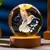3d luzes de cristal lâmpada brilhante planetária galáxia luz da noite bola cristal luzes da noite luz cabeceira decoração casa presente natal - loja online