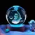 3d luzes de cristal lâmpada brilhante planetária galáxia luz da noite bola cristal luzes da noite luz cabeceira decoração casa presente natal