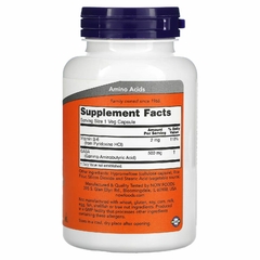 Gaba 500mg Importado - Now Foods 100 Cáps - comprar online