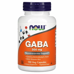 Gaba 500mg Importado - Now Foods 100 Cáps