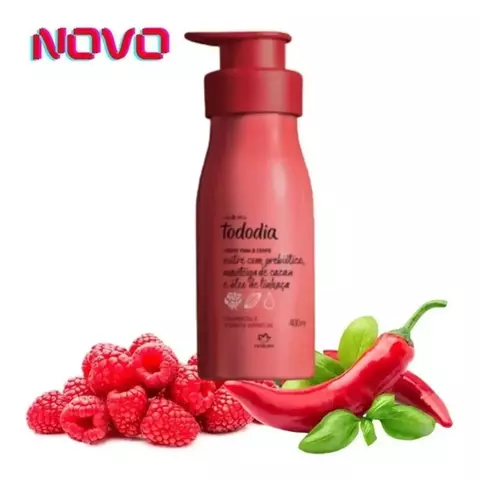 Tododia Hidratante Corporal Framboesa e Pimenta Vermelha 400Ml