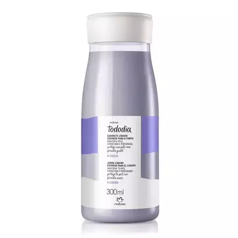 Sabonete Líquido Cremoso para o Corpo Tododia Algodão 300mL - Natura