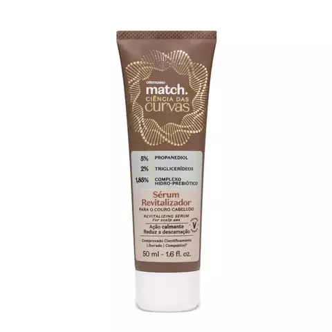 Boticário Sérum Revitalizador Para o Couro Cabeludo Match Ciência das Curvas 50ml